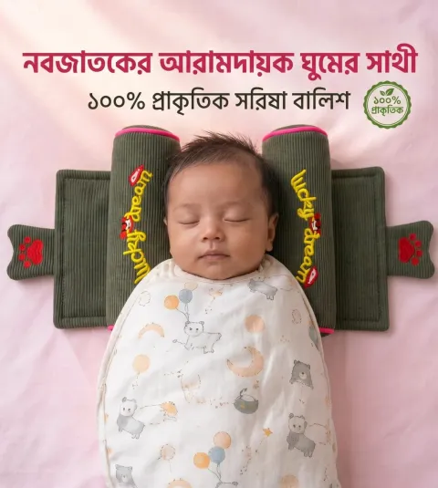 প্রিমিয়াম সরিষা বালিশ (Mustard Seed Pillow) Olive Green