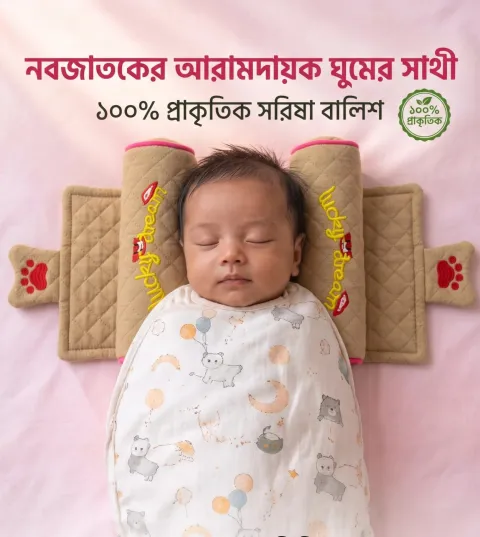প্রিমিয়াম সরিষা বালিশ (Mustard Seed Pillow) Beige
