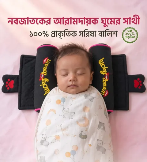 প্রিমিয়াম সরিষা বালিশ (Mustard Seed Pillow) Black